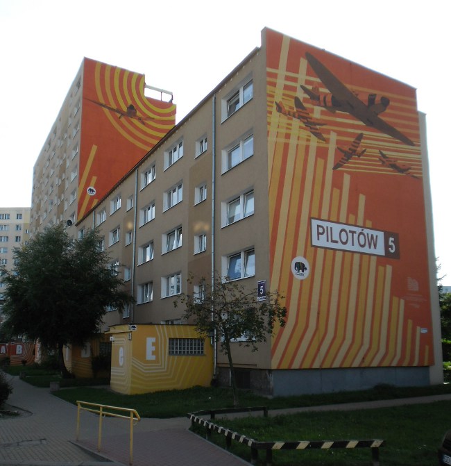Gdansk Op Art murals