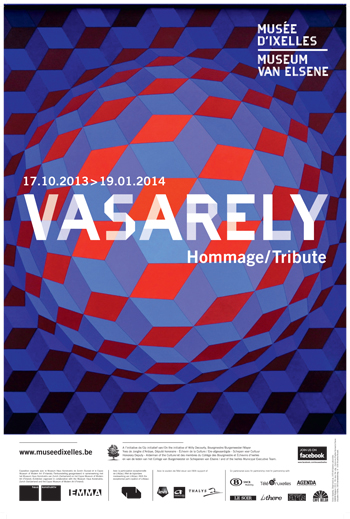 Victor Vasarely @ Musee d’Ixelles, Brussels, Belgium