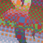 Victor Vasarely - 1936 Victor Vasarely 1936 (-52) Arlequin Oil on canvas - 119 x 76 cm