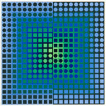 Zoeld V Victor Vasarely 1967