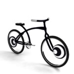 Concept Bike - Gustavo Huertas Op Art Concept bike designed by Gustavo Huertas viewed from the front (2010) Concept Bike - Gustavo Huertas Op Art Concept bike designed by Gustavo Huertas viewed from the front (2010)